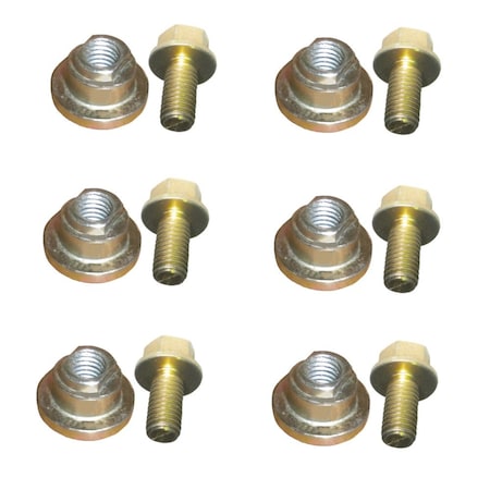 Aic Replacement Parts Kit 6 Disc Mower Screws 86515925 6 Disc Mower Blade Nuts 87053834 KT-MOE70-0001